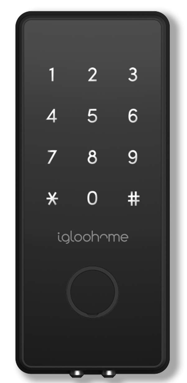 Igloohome Smart Electronic Deadbolt 2S, â Grant & Control Remote Access With Pin Code â Touch Screen Keypad With Built-in Alarm â Bluetooth Enable