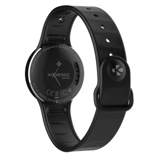 MyKronoz ZeCircle2 - Activity Tracker with Color Touchscreen, Smart Notifications and contactless Payment (Black/Black) 3