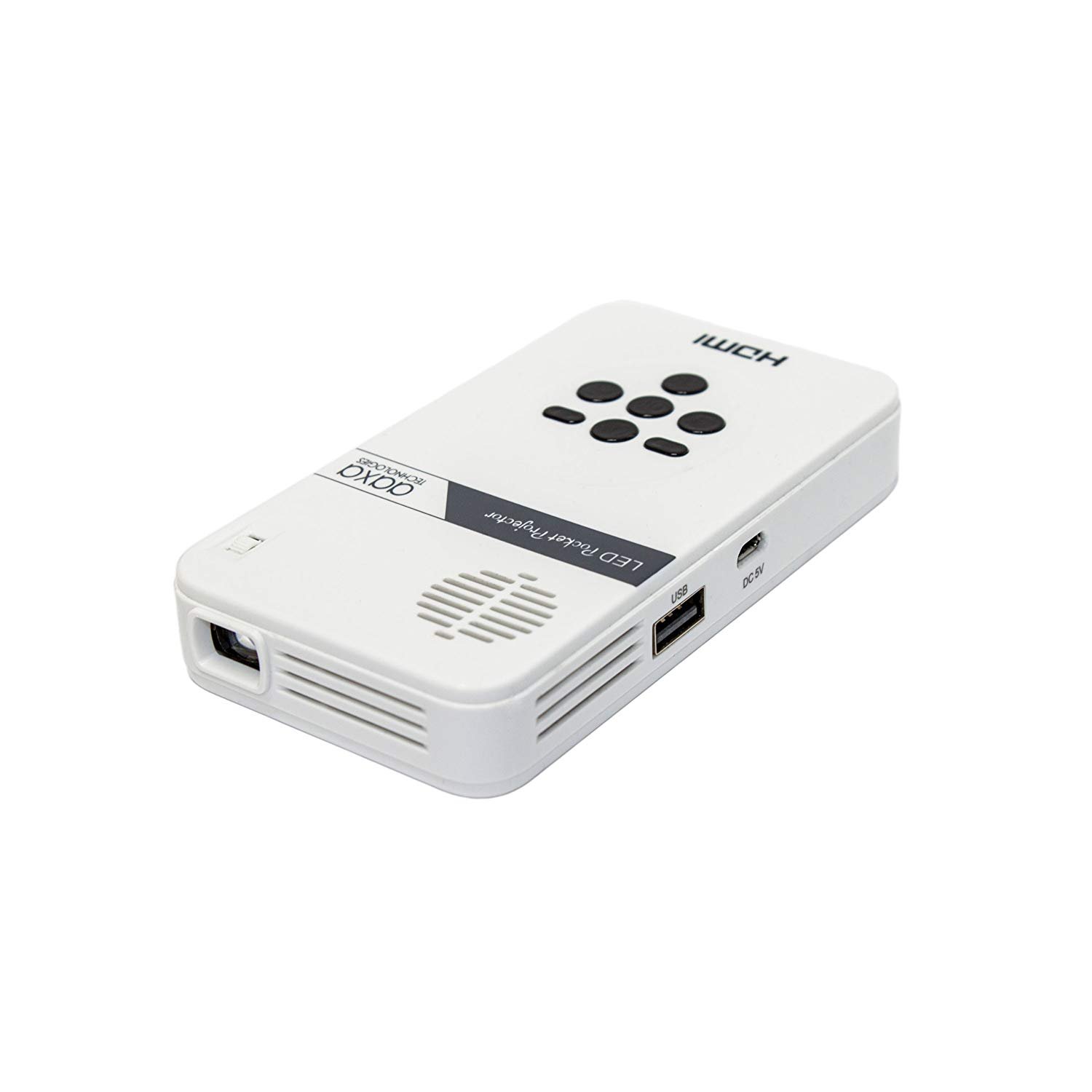 AAXA LED Pico Projector - DLP projector - black, white - KP-101-01