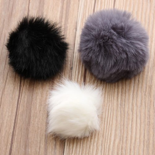 3 Colors Fur Windscreedn Wind Shield Wind Muff for Lapel Lavalier Microphone Mic 3