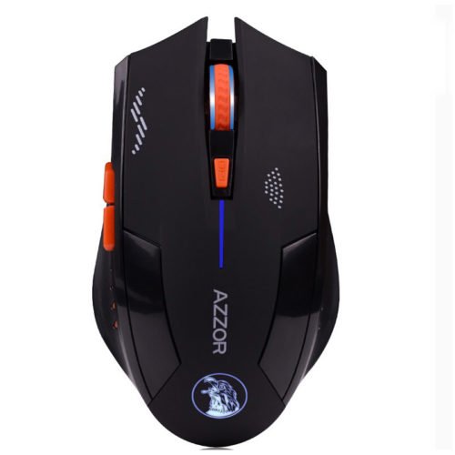 Azzor Wireless 2400DPI 2.4GHz Silence Ergonomic Laser Gaming Rechargeable Mouse 5