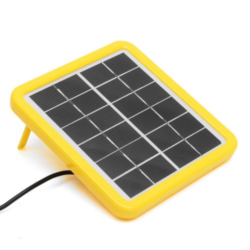 6V 2W 148*138*18mm Laminated Polycrystalline Mini Solar Panel With 3M DC Head Line 3