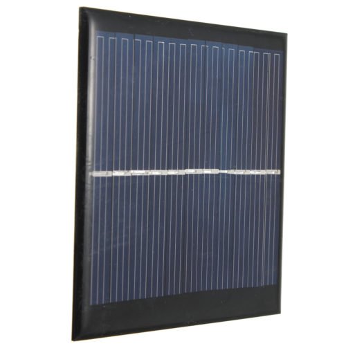 5Pcs 5.5V 1W 180mA Polycrystalline 95mm x 95mm Mini Solar Panel Photovoltaic Panel 3