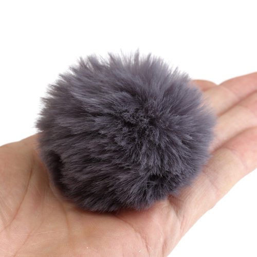 3 Colors Fur Windscreedn Wind Shield Wind Muff for Lapel Lavalier Microphone Mic 6