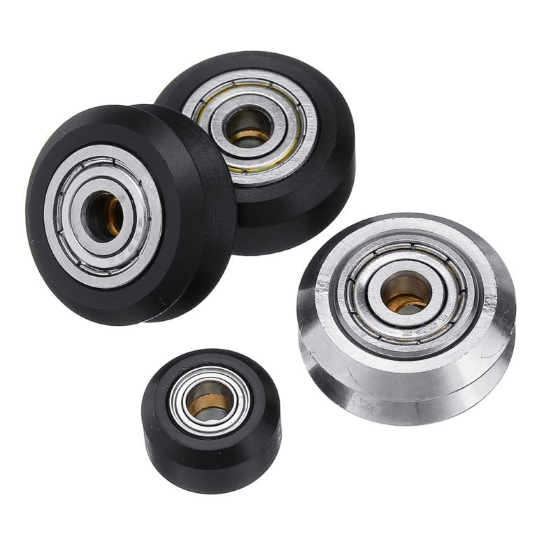 Flat / V Type Plastic/Stainless Steel Pulley Concave Idler Gear With ...