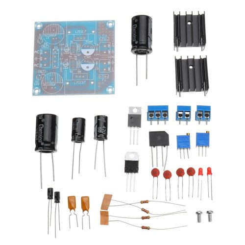 DIY LM317+LM337 Negative Dual Power Adjustable Kit Power Supply Module Board Electronic Component 4