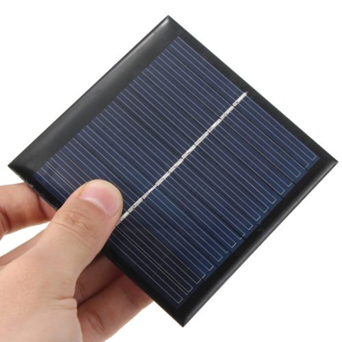 5Pcs 5.5V 1W 180mA Polycrystalline 95mm x 95mm Mini Solar Panel Photovoltaic Panel 5