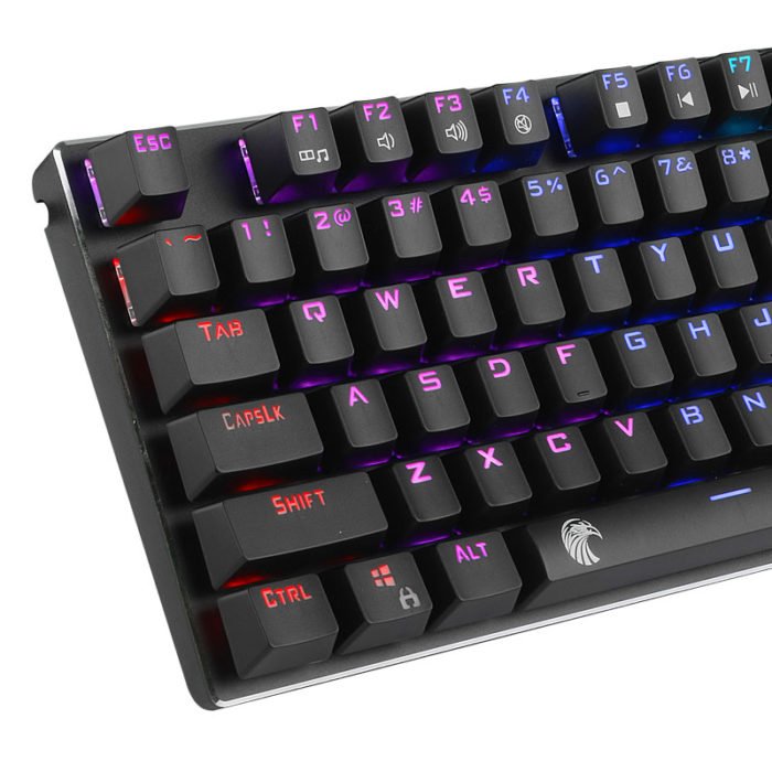 E-element Z88 81 Key NKRO USB Wired RGB Backlit Mechanical Gaming ...