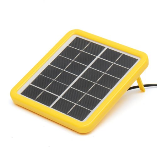 6V 2W 148*138*18mm Laminated Polycrystalline Mini Solar Panel With 3M DC Head Line 2