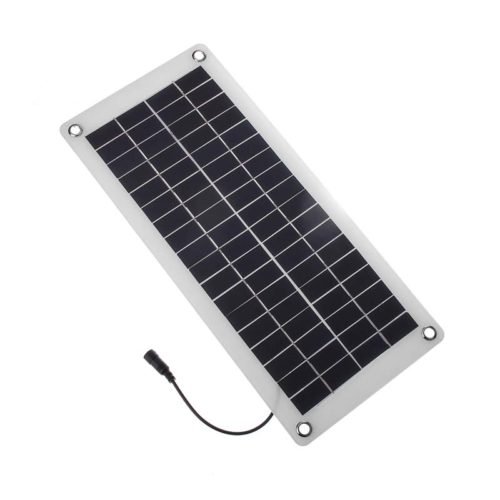 15w 12V/5V Output Semi-Soft Polycrystalline Solar Panel with Wires 3