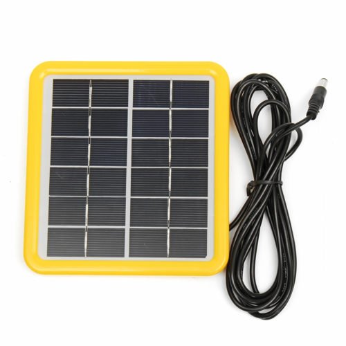 6V 2W 148*138*18mm Laminated Polycrystalline Mini Solar Panel With 3M DC Head Line 1