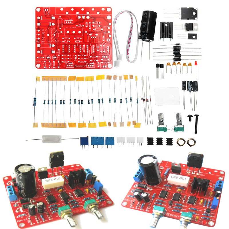 EQKITÂ® Constant Current Power Supply Module Kit DIY Regulated DC 0-30V 2mA-3A Adjustable
