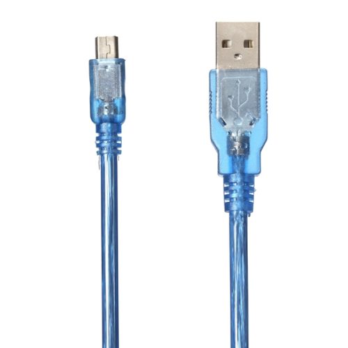 5pcs 30CM Blue Male USB 2.0A To Mini Male USB B Cable For Arduino 2