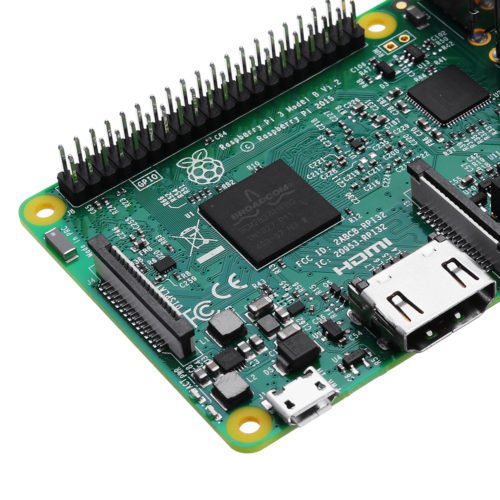 Raspberry Pi 3 Model B ARM Cortex-A53 CPU 1.2GHz 64-Bit Quad-Core 1GB RAM 10 Times B+ 9