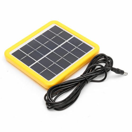 6V 2W 148*138*18mm Laminated Polycrystalline Mini Solar Panel With 3M DC Head Line 5