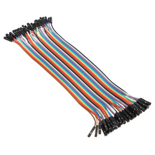 40pcs 20cm Female to Female Jumper Cable Dupont Wire For Arduino 2