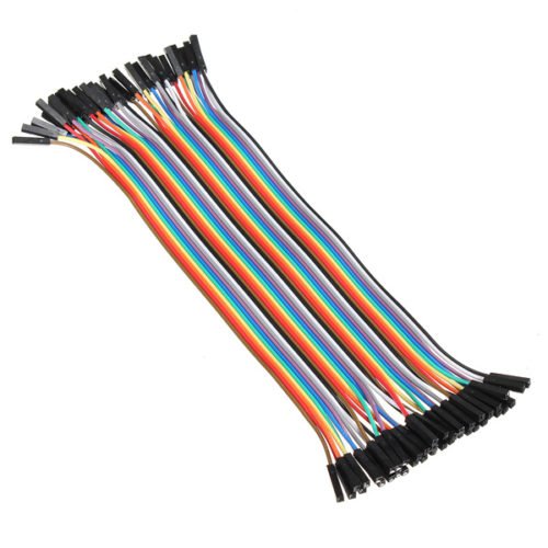 40pcs 20cm Female to Female Jumper Cable Dupont Wire For Arduino 3