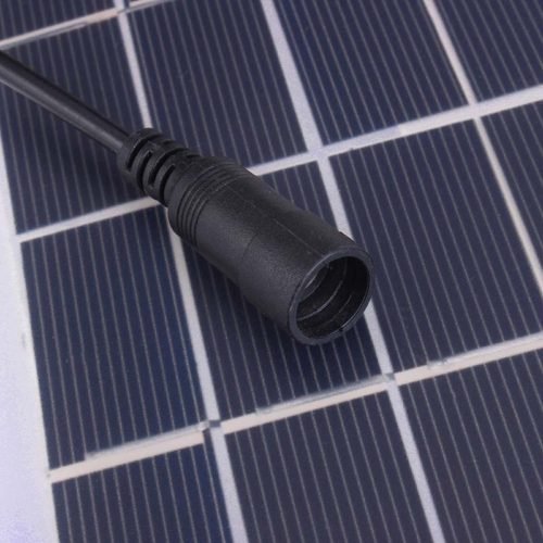 15w 12V/5V Output Semi-Soft Polycrystalline Solar Panel with Wires 9