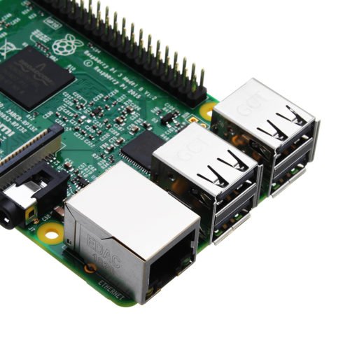 Raspberry Pi 3 Model B ARM Cortex-A53 CPU 1.2GHz 64-Bit Quad-Core 1GB RAM 10 Times B+ 10