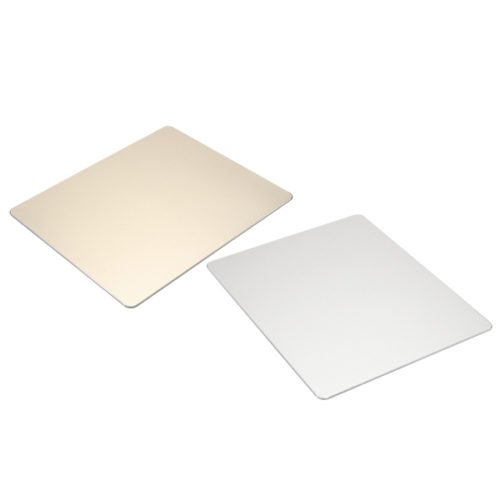 Metal Aluminum Alloy Slim 220x180x2 mm Mouse Pad With Non-slip Rubber Base 2