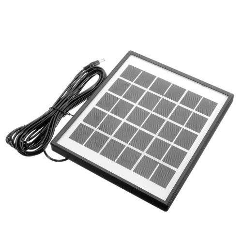 6V 4W DIY Outdoor Solar Panel With Power Bank + 3*3.7V 1W LED Lamp For USB Charging 2