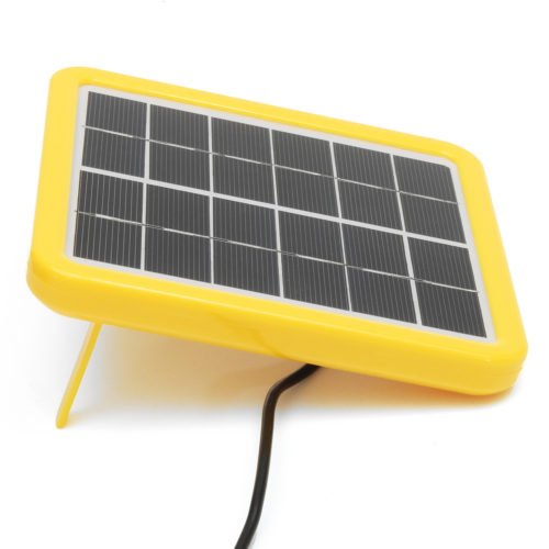 6V 2W 148*138*18mm Laminated Polycrystalline Mini Solar Panel With 3M DC Head Line 4