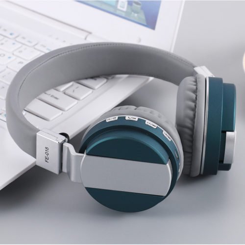 FE-018 Portable Foldable FM Radio 3.5mm NFC Bluetooth Headphone Headset with Mic for Mobile Phone 4