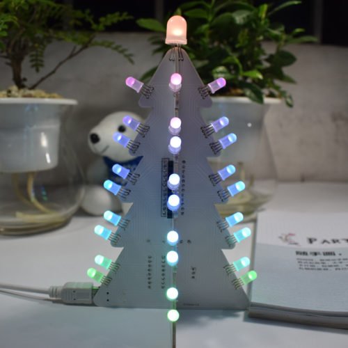 Geekcreit® DIY Light Control Full Color LED Big Size Christmas Tree Tower Kit 8