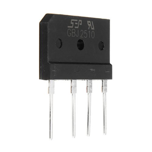 10pcs 25A 1000V Diode Rectifier Bridge GBJ2510 Power Electronic Components For DIY Projects 2