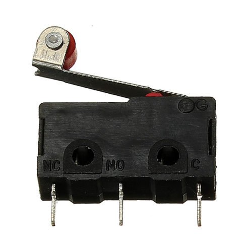 50Pcs KW12-3 Micro Limit Switch With Roller Lever Open/Close Switch 5A 125V 3