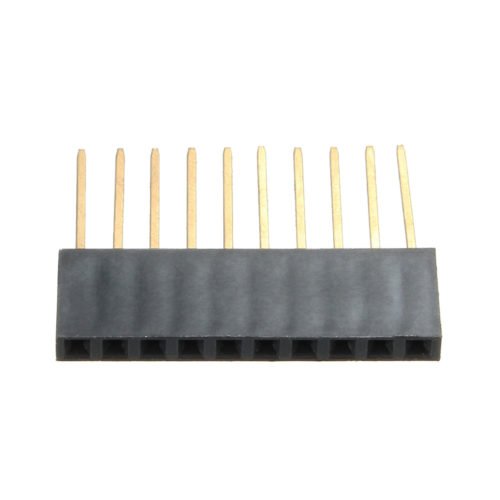 50pcs 10P 2.54MM Stackable Long Connector Female Pin Header 4