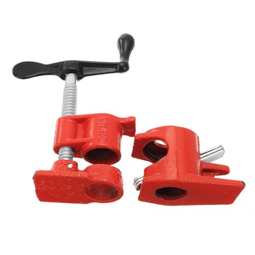 1/2inch Wood Gluing Pipe Clamp Set Heavy Duty Profesional Wood Working Cast Iron Carpenter's Clamp 2