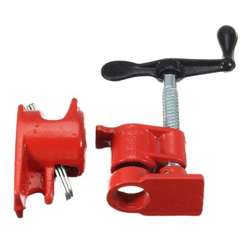 1/2inch Wood Gluing Pipe Clamp Set Heavy Duty Profesional Wood Working Cast Iron Carpenter's Clamp 3