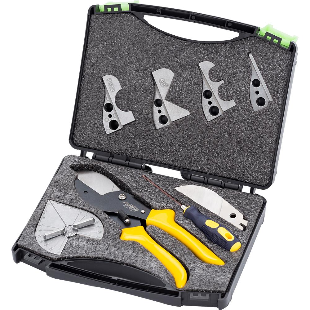 ParonÂ® JX-C8025 45Â°-135Â° Adjustable Universal Angle Cutter Mitre Shear With Blades Screwdriver Tools