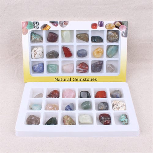 AU Natural Gemstones Stones Variety Collection Crystals Kit Mineral Geological Teaching Materials 9