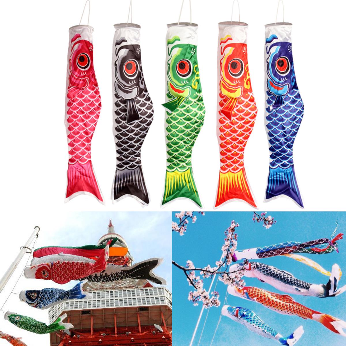 Koi Nobori Carp | Fish Kite Flag | Hanging Decor | Wind Sock Koinobori