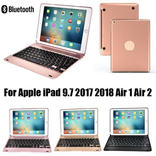 Wireless Bluetooth Keyboard for Apple iPad Air1 Air2 Pro 9.7 Inch 2017/2018 Black 4