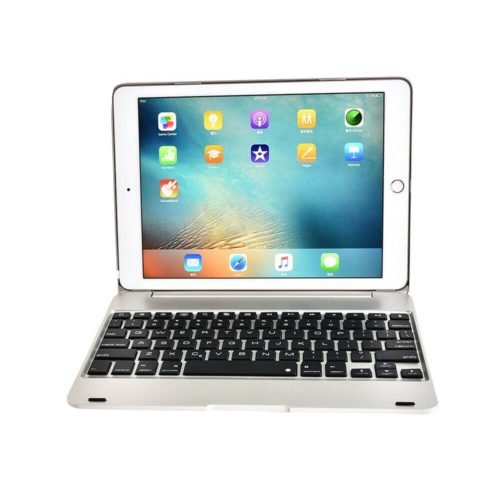 Wireless Bluetooth Keyboard for Apple iPad Air1 Air2 Pro 9.7 Inch 2017/2018 Silver 2