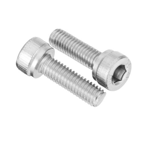 Suleve™ M3SH5 50Pcs M3 Stainless Steel Hex Socket Cap Head Screws Bolts 4-20mm Optional Length 4