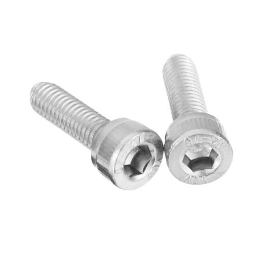 Suleve™ M3SH5 50Pcs M3 Stainless Steel Hex Socket Cap Head Screws Bolts 4-20mm Optional Length 5