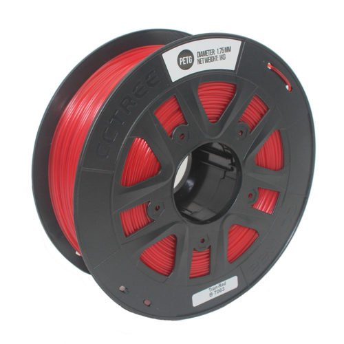 CCTREE® 1.75mm 1KG/Roll Black/White/Blue/Red/Green/Transparent PETG Filament for Creality CR-10/CR10S/Ender 3/Tevo/Anet 3D Printer 5