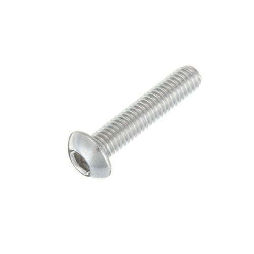 Suleve™ M3SH6 50Pcs M3 Stainless Steel Hex Socket Button Round Head Cap Screw Bolts 4-20mm Optional Length 2