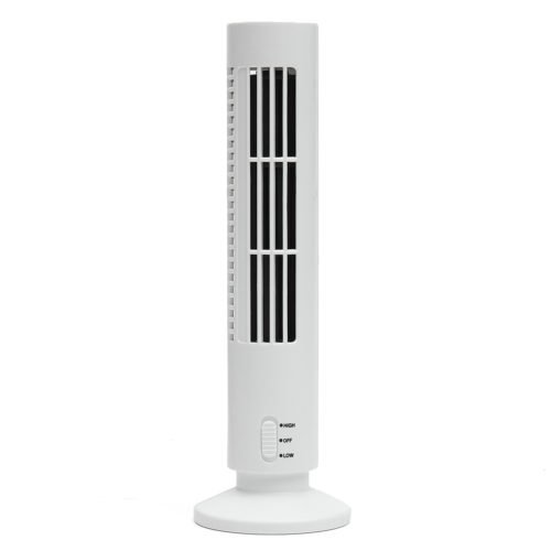 5V 2.5W Mini Portable USB Cooling Air Conditioner Purifier Tower Bladeless Desk Fan 7