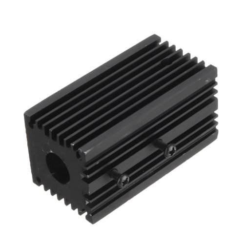 62x32x32mm 12mm Aluminum Heat Sink Groove Fixed Radiator Seat for 12mm Laser Diode Module 2