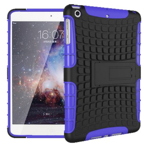 Heavy Duty Anti Skid Bracket Hybrid PC TPU Case For iPad Mini 1/2/3 9