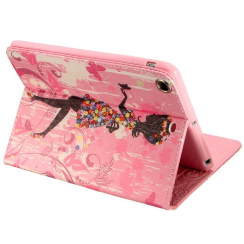 Cute Magnetic PU Leather Stand Smart Case Back Cover For iPad Air 2 4