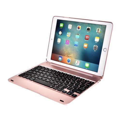 bluetooth Wireless Keyboard Foldable Stand Case For iPad 9.7 Inch 2018/iPad 9.7 Inch 2017/iPad Air/iPad Air 2/iPad Pro 9.7 Inch 2