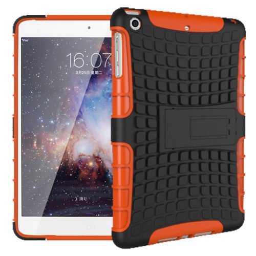 Heavy Duty Anti Skid Bracket Hybrid PC TPU Case For iPad Mini 1/2/3 3