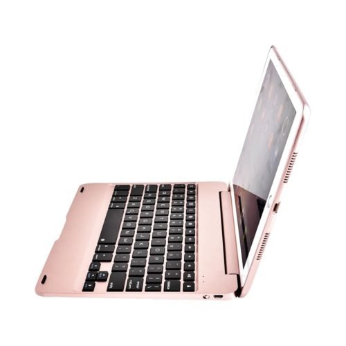 bluetooth Wireless Keyboard Foldable Stand Case For iPad 9.7 Inch 2018/iPad 9.7 Inch 2017/iPad Air/iPad Air 2/iPad Pro 9.7 Inch 3