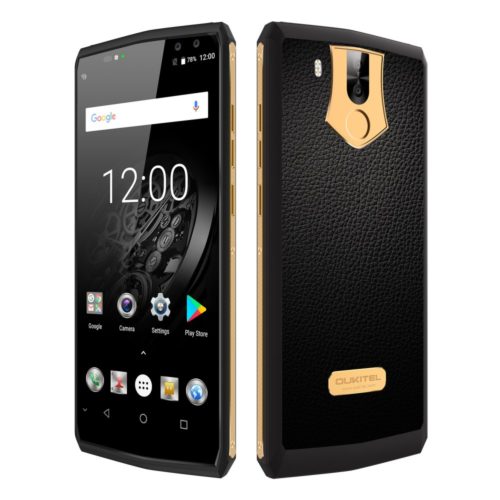 OUKITEL K10 6 Inch 6GB + 64GB 11000MAH Battery Android 7.1 Smart Phone Gold 2